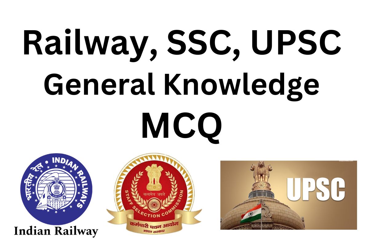 Railway, SSC, UPSC Important General Knowledge MCQ Thumbnail